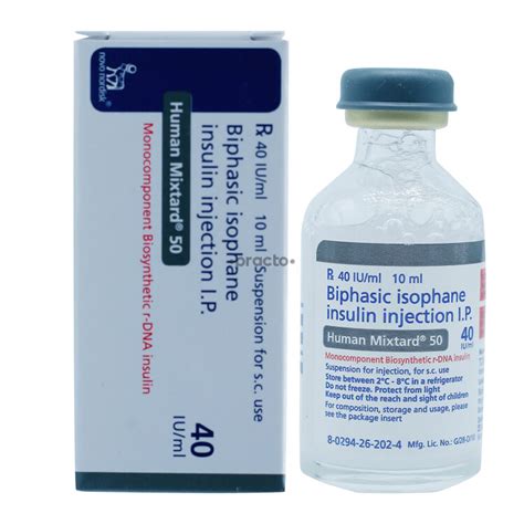 Human Mixtard Injection Uses Dosage Side Effects Price