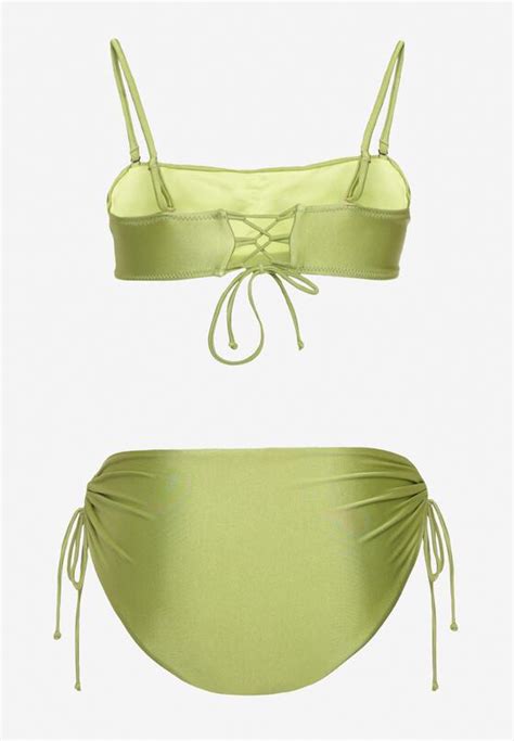 Costum De Baie Bikini Verde Deschis Born Be