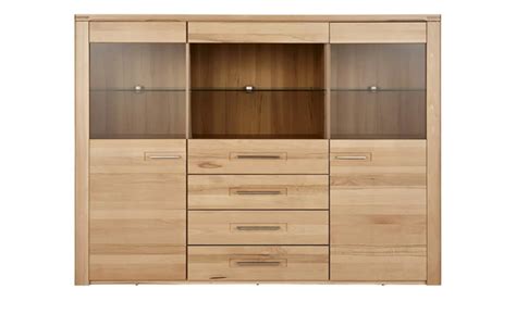 Highboard holzfarben Maße cm B 172 H 128 T 42 Kommoden