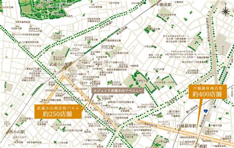 現地案内図｜【公式】ルジェンテ武蔵小山アベニュー｜東京都品川区、東急目黒線「武蔵小山」駅の新築分譲マンション