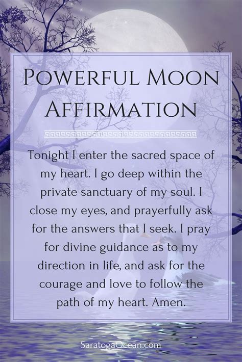 This Is A Wonderful Affirmation To Use During A New Moon The New Moon