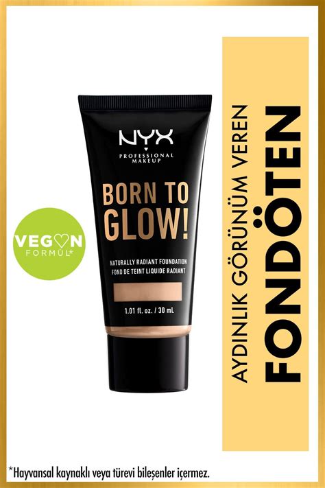 Nyx Professional Makeup Fondöten Born To Glow Naturally Radiant Foundation 6 Vanilla