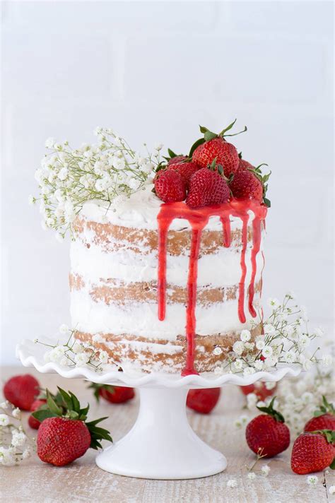 Hq Images How To Decorate A Cake With Fresh Strawberries Top