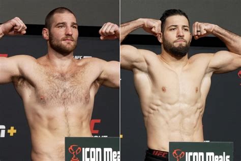 UFC Fight Night 217 Weigh In Video Sean Strickland