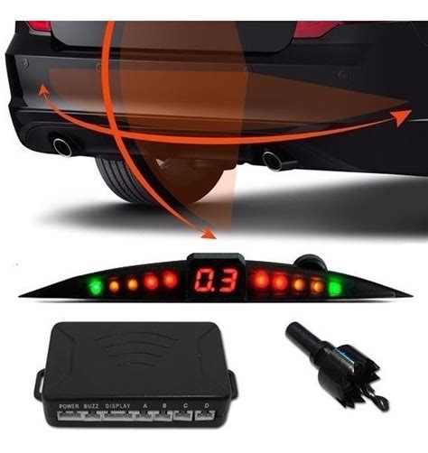 Sensor De Ré Estacionamento Renault Kwid Visor Slim Led Parcelamento