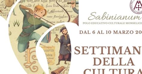 Al Via La Settimana Della Cultura Al Sabinianum Articoli In