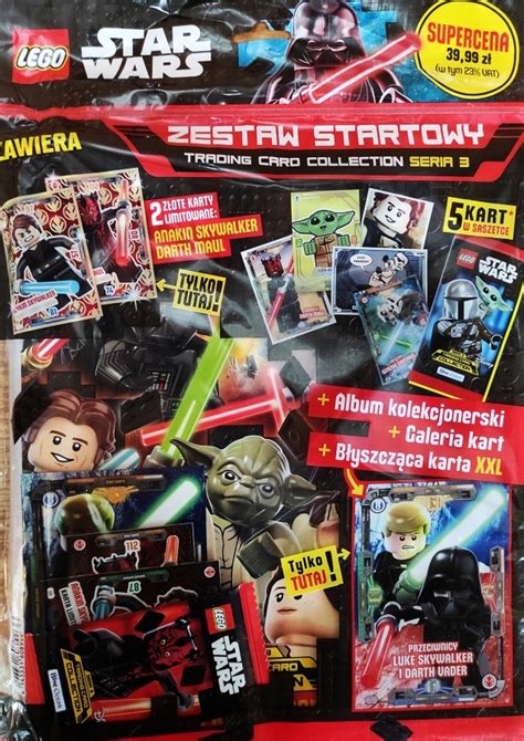 LEGO STAR WARS ZESTAW STARTOWY ALBUM KARTY SERIA 3 12297393875