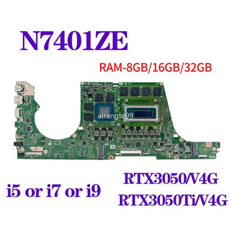 Motherboard for ASUS K6500ZC K6500ZE K6500Z N7401ZE N7600ZE N7600ZC ...