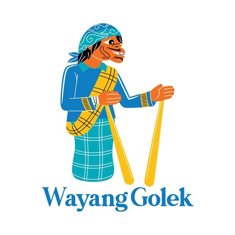 Wayang Golek in flat design style 9357813 Vector Art at Vecteezy