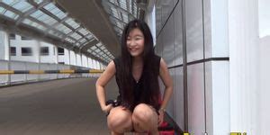 PISS JAPAN TV Asian Babe Gushes Urine In Public Tnaflix