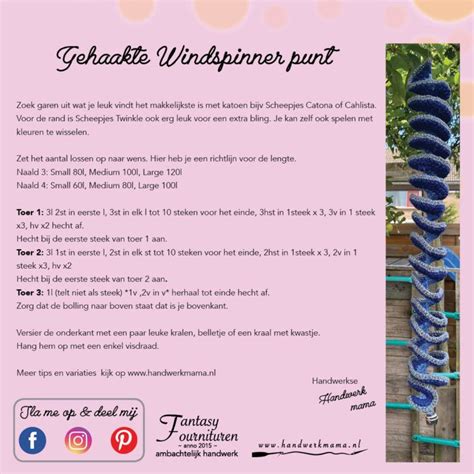 Gehaakte Windspinners Handwerk Mama Wind Spinners Crochet Blog Diy