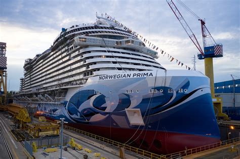 Norwegian Prima Touches Water For First Time Cruise Trade News