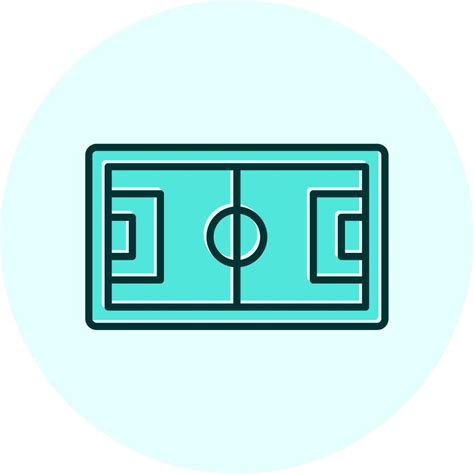 Football Pitch Vector Icon Vector Art At Vecteezy