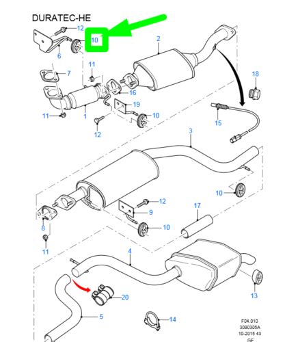 Ford Mondeo Mk3 Exhaust Rubber Mount Insulator 6831302 93bb 5a262 Fa