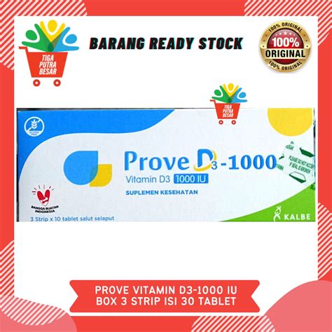 Jual Prove D Iu Vitamin D Box Strip Tablet Suplemen