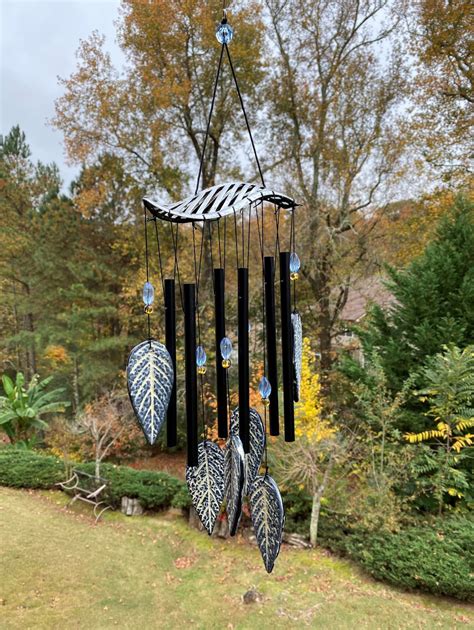 Joyous Wind Chimes 21 Inch Forest Leaves Beautiful Wind Etsy