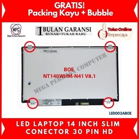 Jual BOE Led Lcd Lenovo G40 30 G40 75 G40 70 G40 80 Led 14 Inch Slim 30