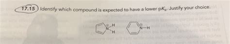 Solved 17 15 Identify Which Compound Is Expected To Have A Chegg