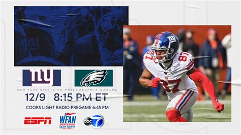 How to Watch Giants vs. Eagles Monday Night Football, NFL Week 14 ...