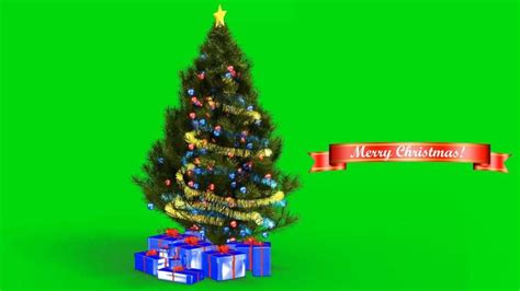 CHRISTMAS TREE GREEN SCREEN VIDEO | Green christmas tree, Christmas ...