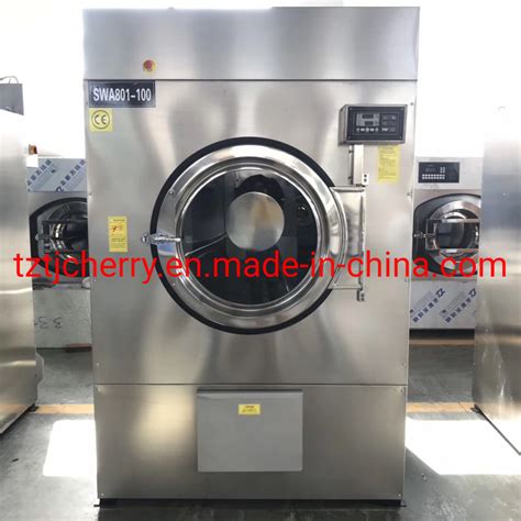 100kg Front Loaded Vertical Laundry Drying Machine Hotel Clothes