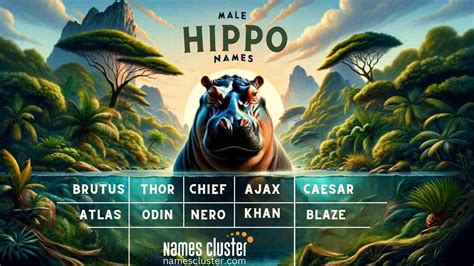 365 Cute And Famous Hippo Names