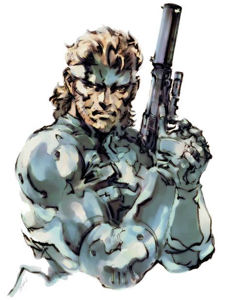 Solid Snake 2 Metal Gear Solid 2 By Yoji Shinkawa