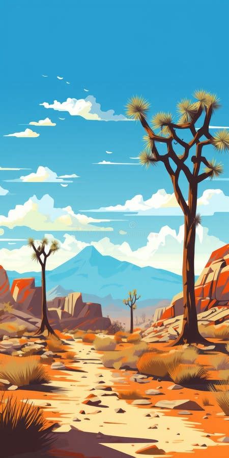 Sonhos Do Deserto Uma Ilustra O De Paisagem V Vida E Aventureira