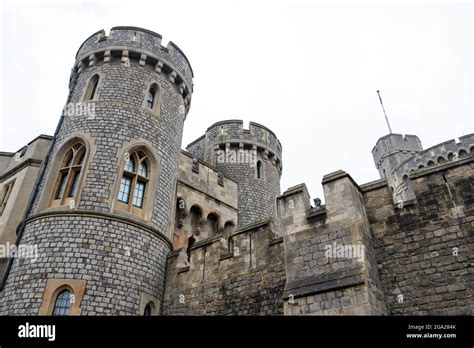 Architecture details of Windsor Castle Stock Photo - Alamy