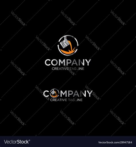 Steel industry logo design iron ore smelting Vector Image