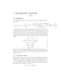 Final Exam With Answer Key Macroeconomic Theory ECN 200E Docsity