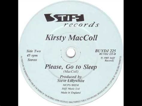 Please Go To Sleep Kirsty MacColl