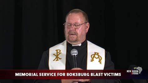 Memorial Service For Boksburg Blast Victims Youtube