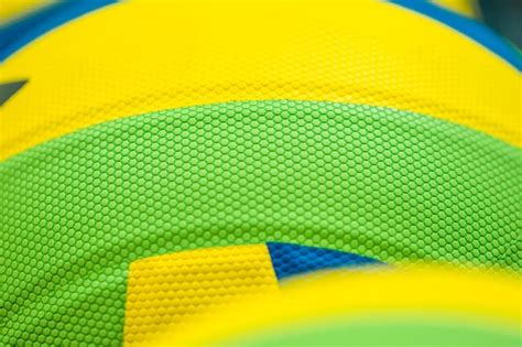 Premium Photo | Texture background of volleyball ball closeup Volleyball ball at the sports court