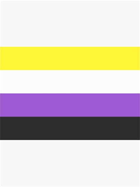 Non Binary Pride Flag Sticker For Sale By Kiippers Redbubble