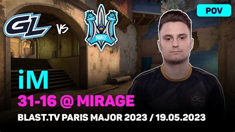 Csgo Pov Gamerlegion Im Vs Monte Mirage Blast Tv Paris