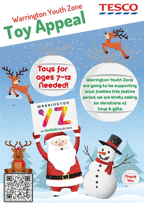Toy Appeal with Tesco - Warrington Youth Zone