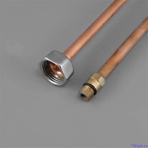 Жёсткая подводка для смесителя G1/2 - М10, 120 см, РигельСиб — T-WAY