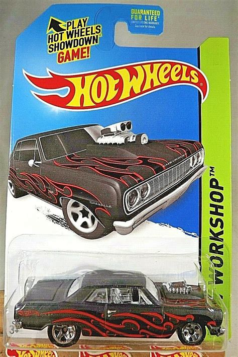 Hot Wheels Hw Workshop Muscle Mania Chevy Chevelle Ss Black Variant Contemporary