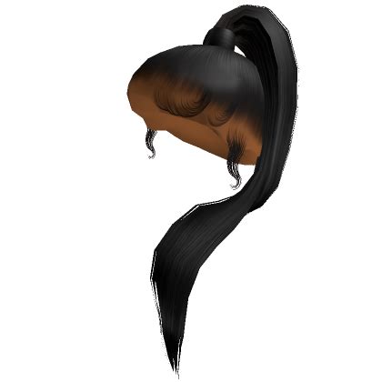 Cheeks High Ponytail Black Roblox Item Rolimon S