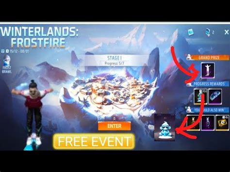 Winterlands Frostfire Event Free Fire Me Video Games And My