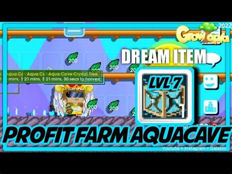 Bahas Ances Level7 Dan Profit Aquacave Crystal Ini Dream Item Farming