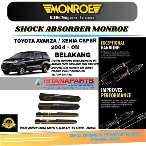 Jual Shockbreaker Shock Merk Monroe Oes Avanza Xenia Belakang