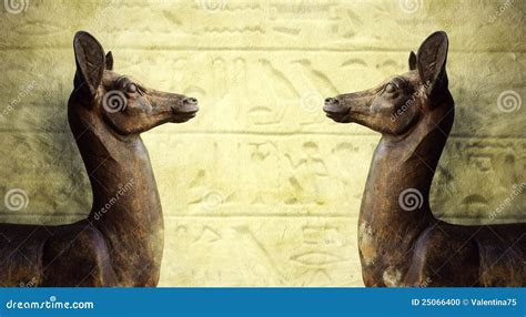 Egyptian Sculptures stock photo. Image of wall, profile - 25066400