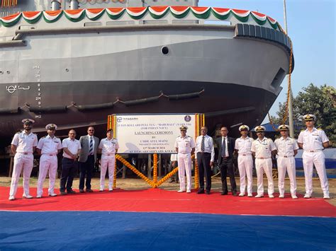 LAUNCH AND KEEL LAYING OF 25T BOLLARD PULL TUG BAHUBALI AND YUVAN AT M ...