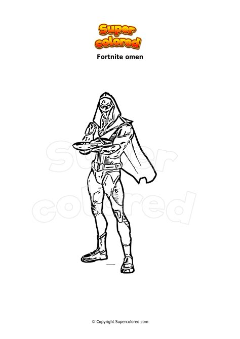 Coloring Page Fortnite Agent Peely Supercolored