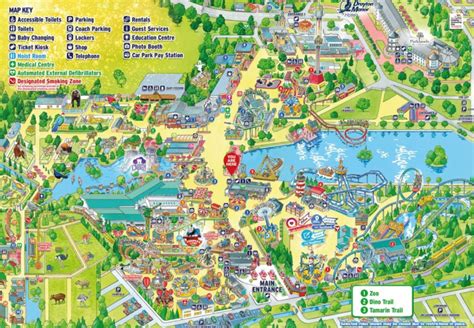 Adventure Cove Waterpark Map