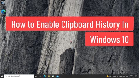 How To Enable Clipboard History In Windows 10 YouTube