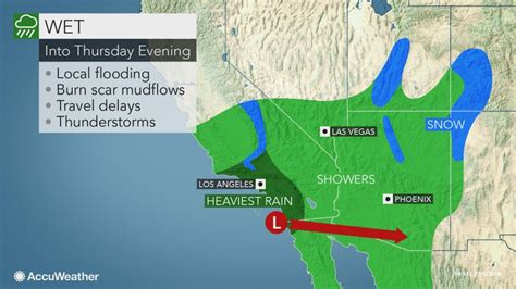 Heavy Rain To Put California Burn-Scar Areas At Risk For Mudslides ...