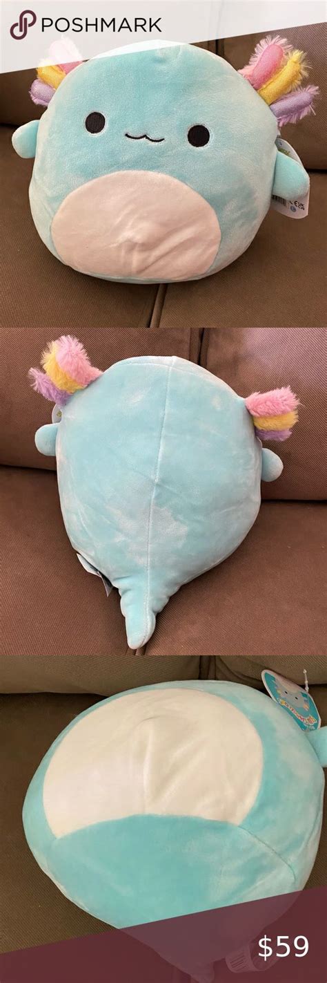 8” Irina The Axolotl Squishmallow Travel Pillow Axolotl 9th Birthday